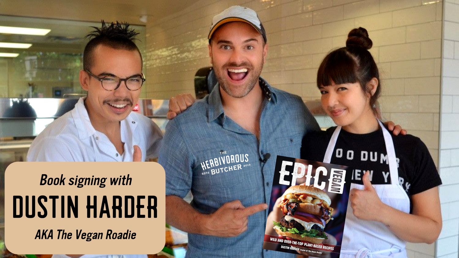 EPIC VEGAN Cookbook Signing