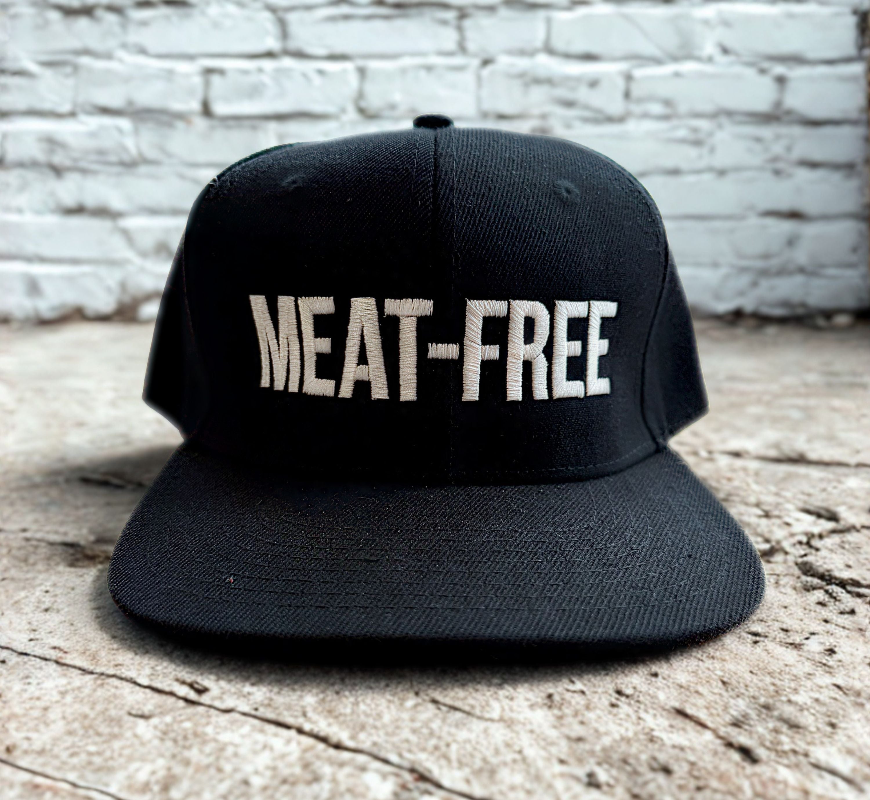 Meat-Free Snapback Hat – The Herbivorous Butcher