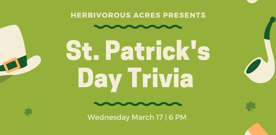 Virtual Trivia to benefit Herbivorous Acres