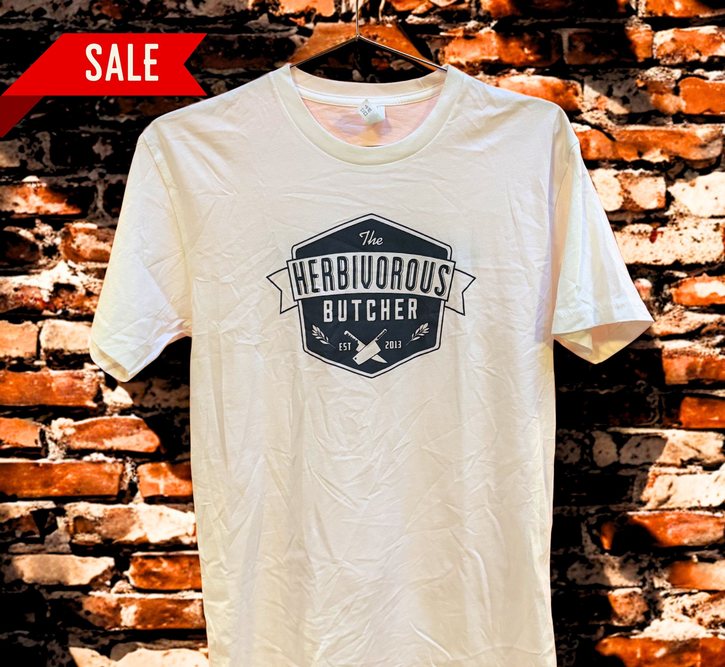 T-Shirt (White) – The Herbivorous Butcher