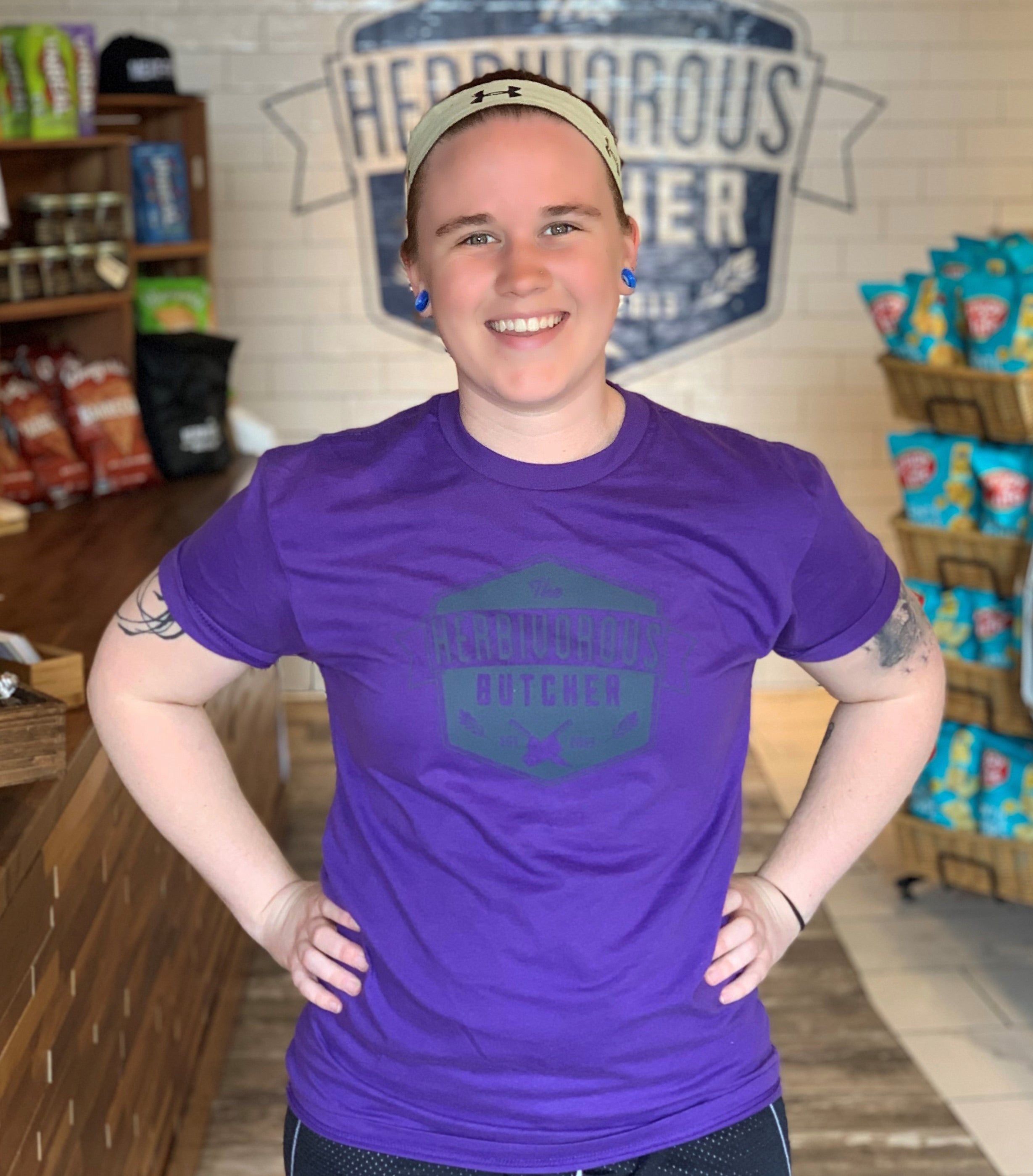 T-Shirt (Eggplant) – The Herbivorous Butcher