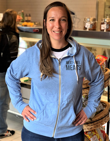 Hoodie (Light Blue Heather)