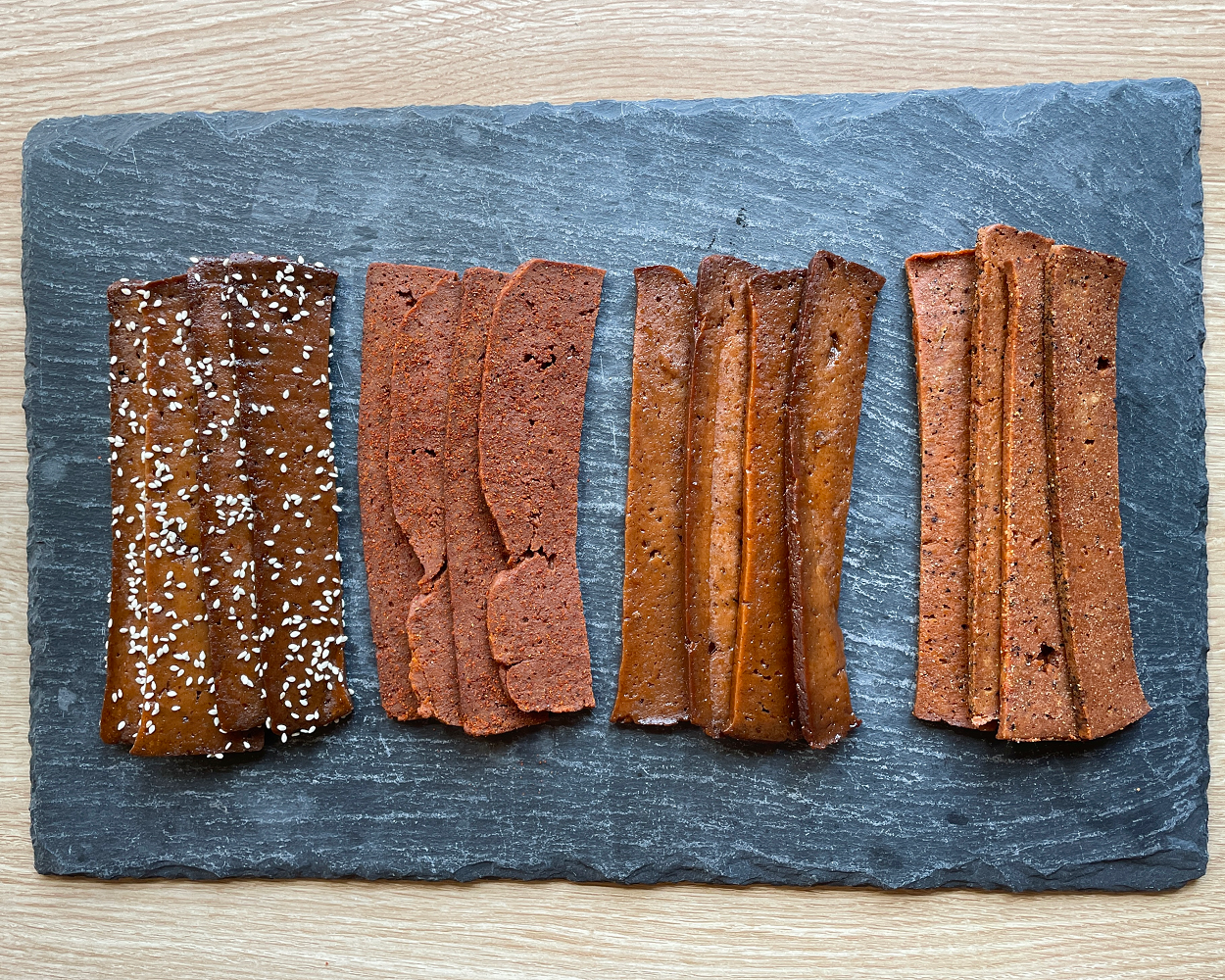 Jerky Sampler (18oz) – The Herbivorous Butcher Jerky Sampler (18oz) – The Herbivorous Butcher